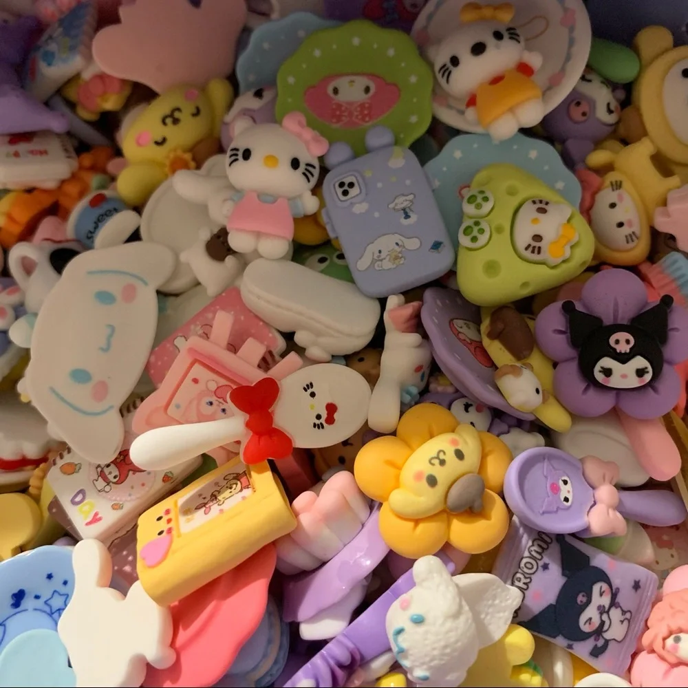Scoop of 30 Hello Kitty Sanrio Inspired Charms for DIYs